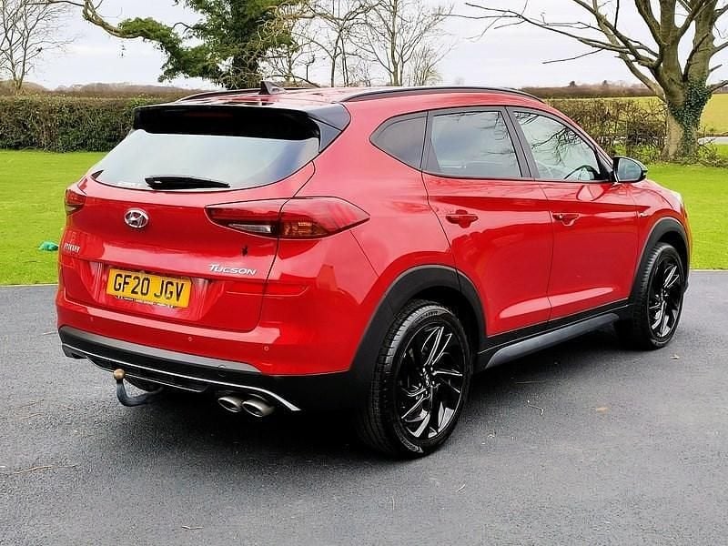 Used Hyundai Tucson N Line 177 HP (130 kW) 2020 Red SUV