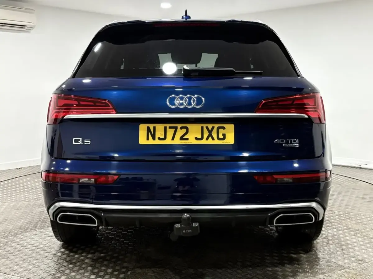 Begagnad Audi Q5 S-Line 204 HK (150 kW) 2022 Blå SUV