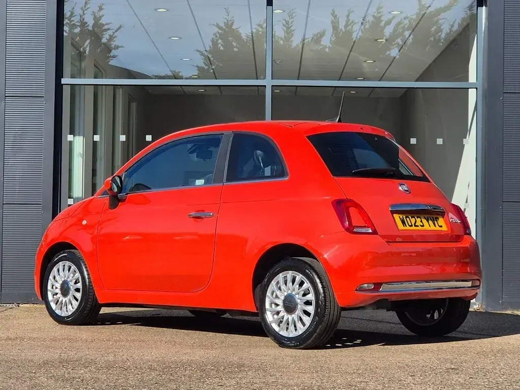 Used Fiat 500 70 HP (51 kW) 2023 Scicila orange Hatchback
