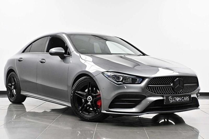 Used Mercedes CLA200 AMG Line Premium 163 HP (119 kW) 2021 Grey Coupe