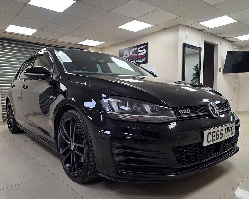 Black Used 2015 VW Golf VII GTD Hatchback | £6,995 (Fair price) - Image 1/4