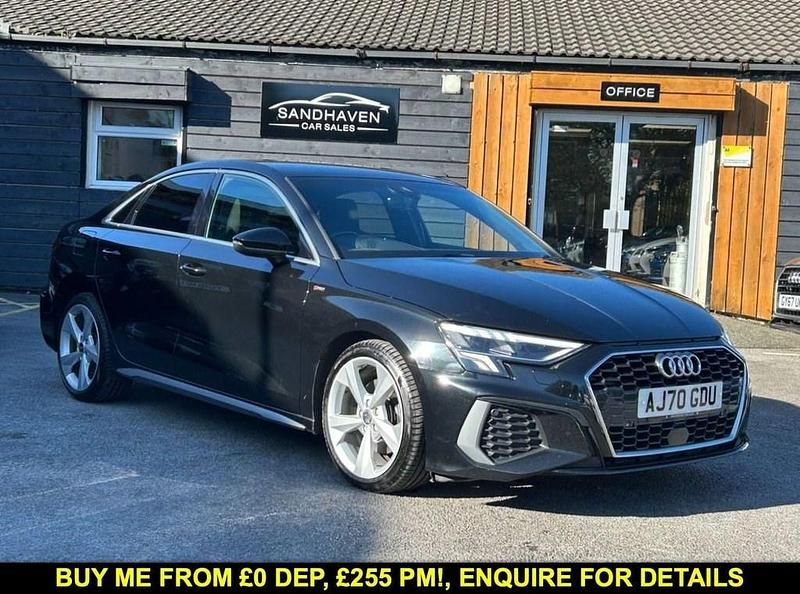 Black Used 2021 Audi A3 S-Line Sedan | £16,995 (A bit pricey) - Image 1/4