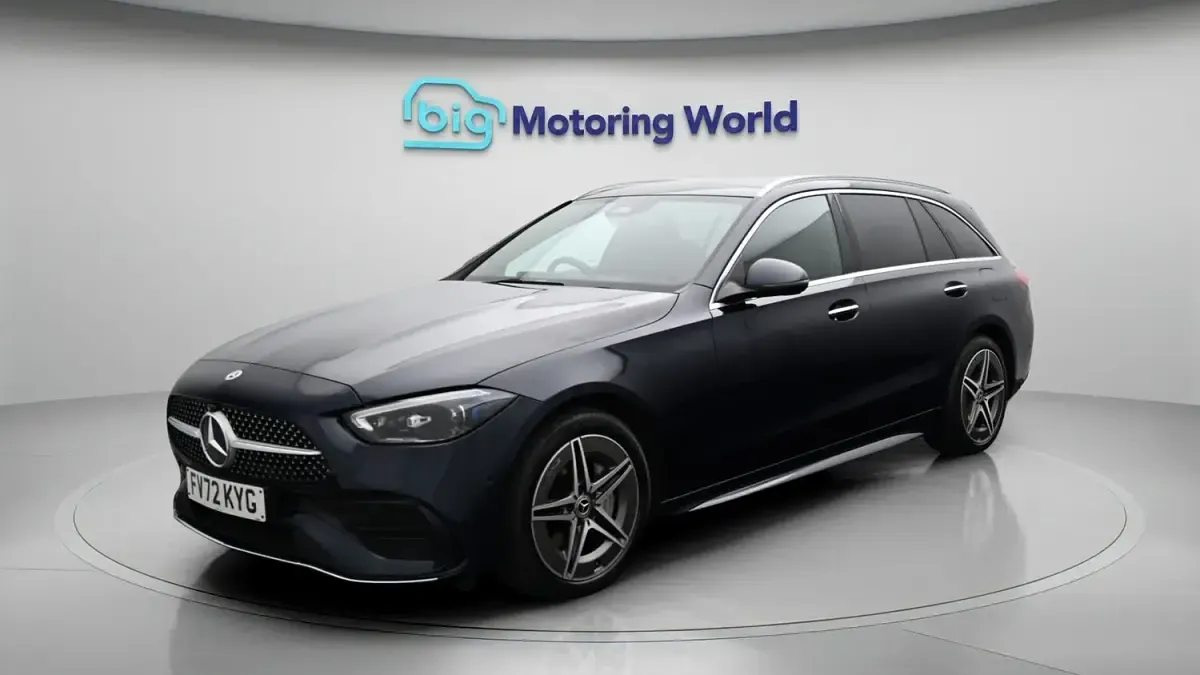 Used Mercedes C300e AMG Line Premium Plus 2022 Blue Estate