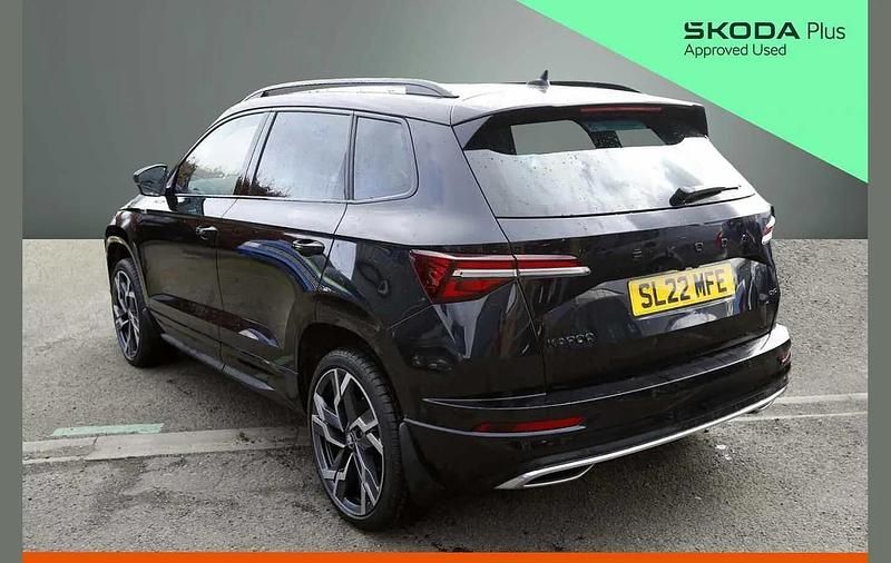 Used Skoda Karoq SportLine 147 HP (108 kW) 2022 Black magic pearl effect SUV