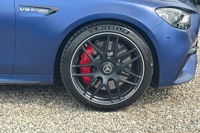 Used Mercedes E63 AMG Premium Plus 604 HP (444 kW) 2021 Brilliant blue Sedan