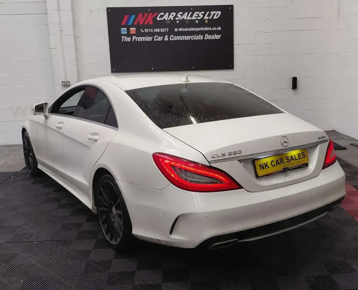 Used Mercedes CLS220 AMG line 174 HP (127 kW) 2015 White Coupe
