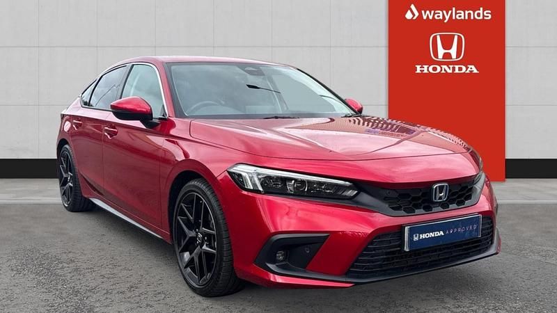 Used Honda Civic Advance 2024 Red Hatchback