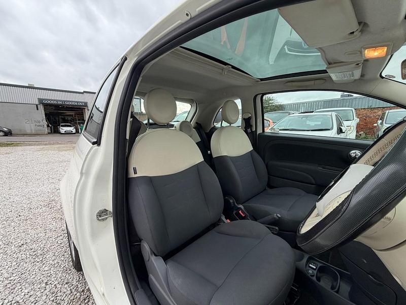 Used Fiat 500 Lounge 2013 White Hatchback