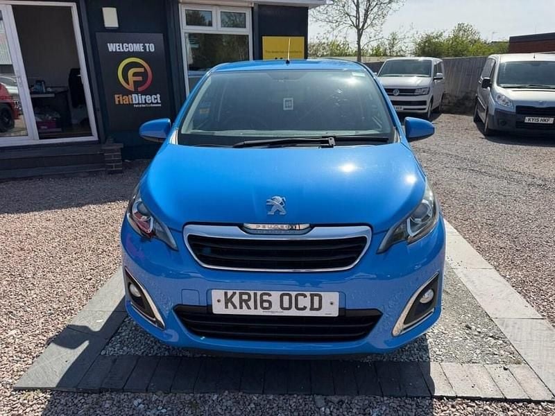 Begagnad Peugeot 108 Allure 2016 Blå Halvkombi