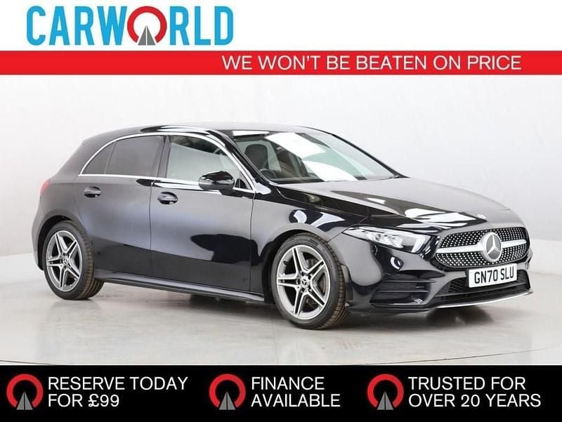 Black Used 2021 Mercedes A200 AMG line Hatchback | £15,032 (Good price) - Image 1/3