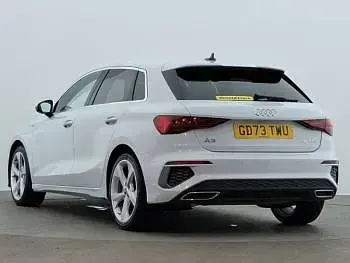 Used Audi A3 S-Line 150 HP (110 kW) 2024 White Hatchback