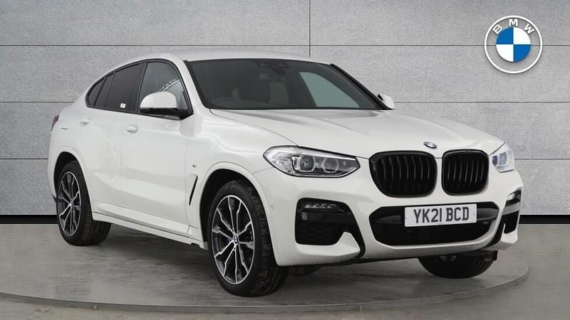 White Used 2021 BMW X4 M Sport SUV | £29,480 (Fair price) - Image 1/4