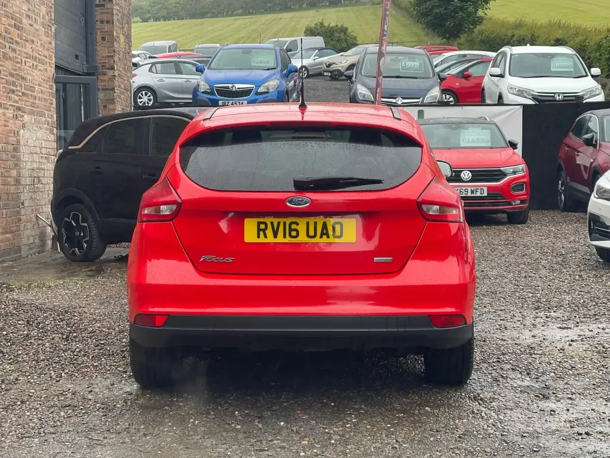 Used Ford Focus Zetec 2016 Red Hatchback