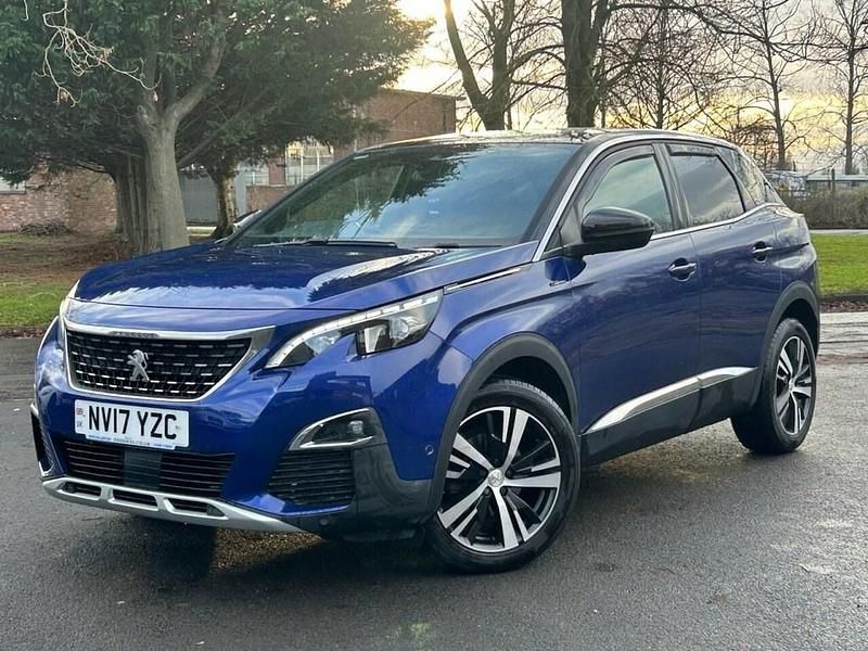 Used Peugeot 3008 GT-line 120 HP (88 kW) 2017 Blue SUV
