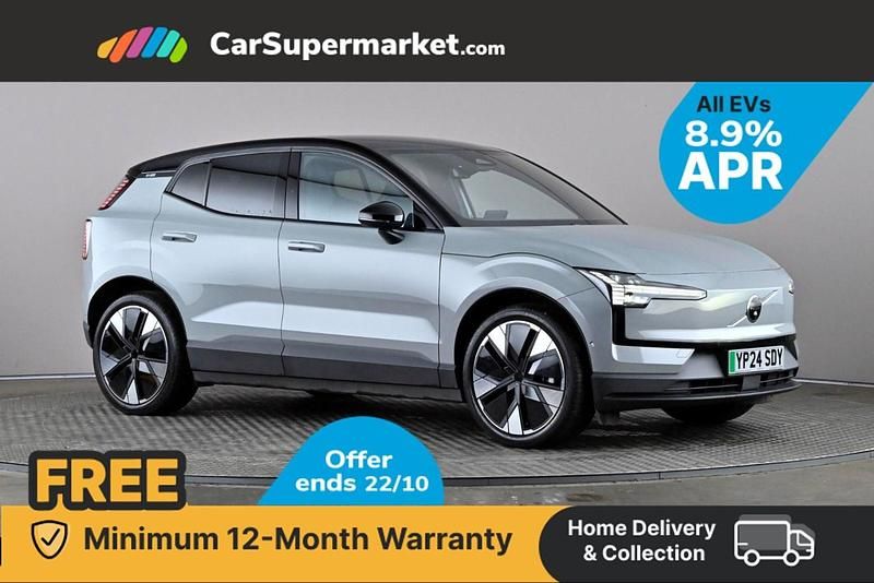 Grey Used 2024 Volvo EX30 Ultra SUV | £27,697 (Expensive) - Image 1/3