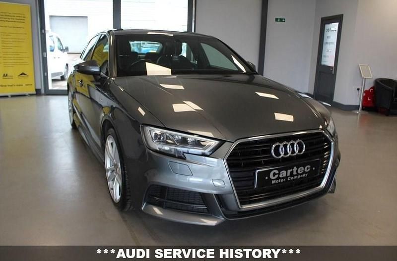 Used Audi A3 S-Line 116 HP (85 kW) 2019 Grey Sedan
