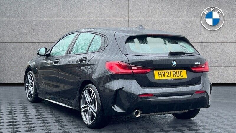 Used BMW 118 M Sport 134 HP (98 kW) 2021 Black Hatchback