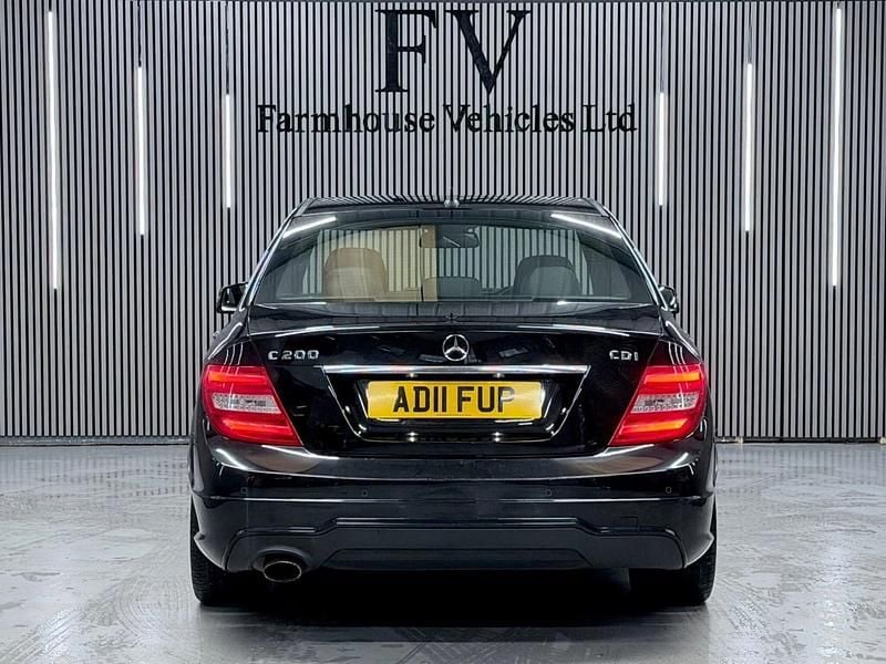 Used Mercedes C200 2011 Black Sedan