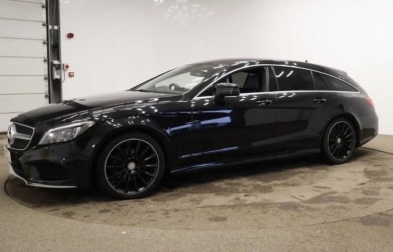 Black Used 2015 Mercedes CLS220 AMG line Estate | £11,995 (Fair price) - Image 1/2