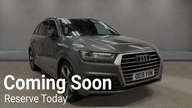 Used Audi Q7 S-Line 272 HP (200 kW) 2015 Grey SUV