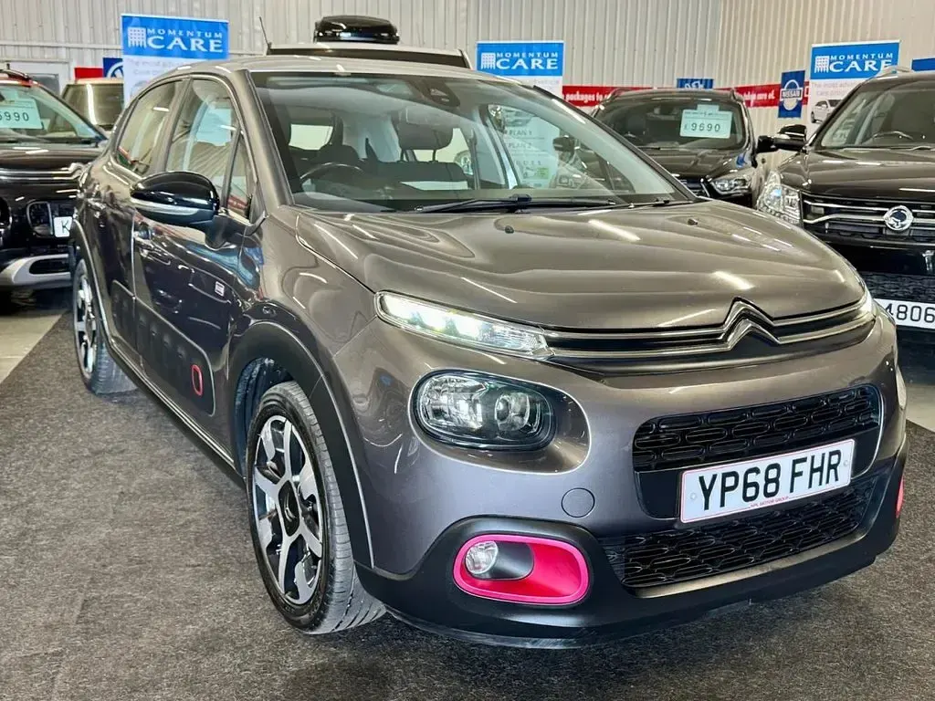 Used Citroën C3 PureTech 82 HP (60 kW) 2018 Grey Hatchback