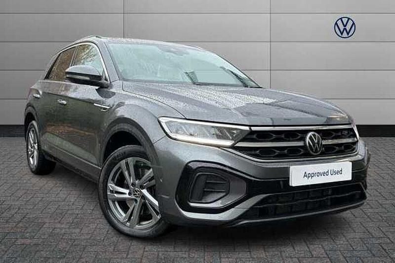 Grey Used 2022 VW T-Roc R-line SUV | £18,390 (Good price) - Image 1/4
