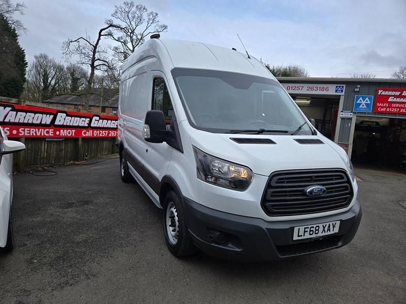 Used Ford Transit 130 HP (95 kW) 2018 White Van