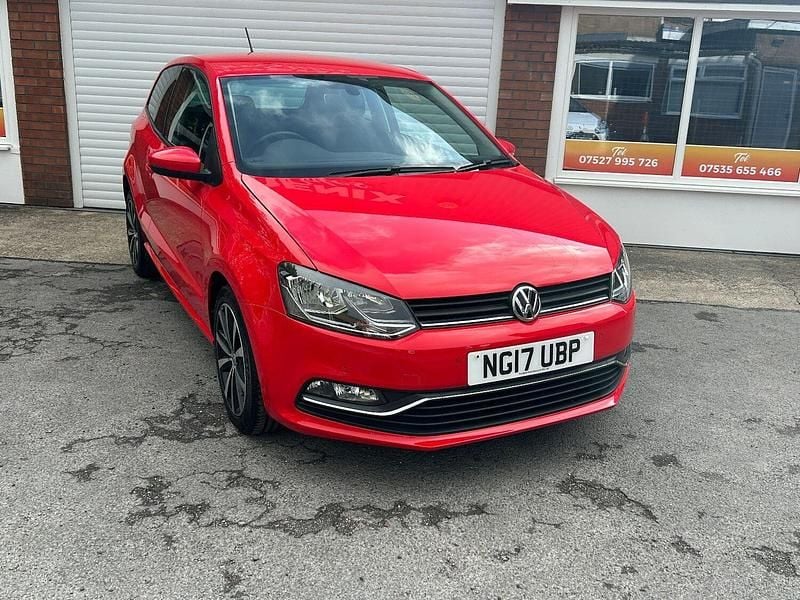 Red Used 2017 VW Polo Edition Hatchback | £9,995 (Fair price) - Image 1/4