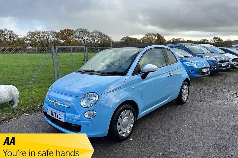 Blue Used 2014 Fiat 500C Cabriolet | £4,495 (Fair price) - Image 1/1