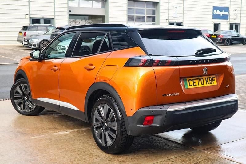 Used Peugeot e-2008 GT 100 kW (136 HP) 2020 Orange SUV