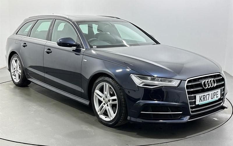 Begagnad Audi A6 S-Line 190 HK (139 kW) 2017 Blå Kombi
