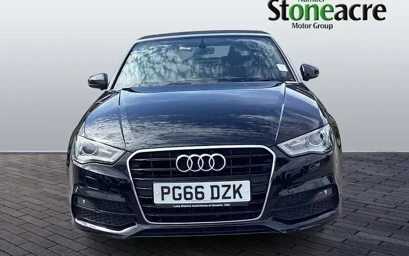 Used Audi A3 Cabriolet S-Line 150 HP (110 kW) 2016 Black Cabriolet
