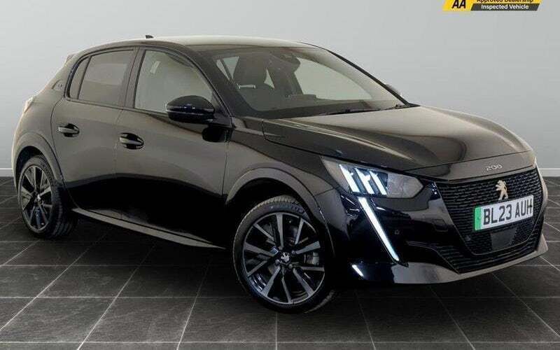 Black Used 2023 Peugeot e-208 GTi Hatchback | £14,495 (Good price) - Image 1/2