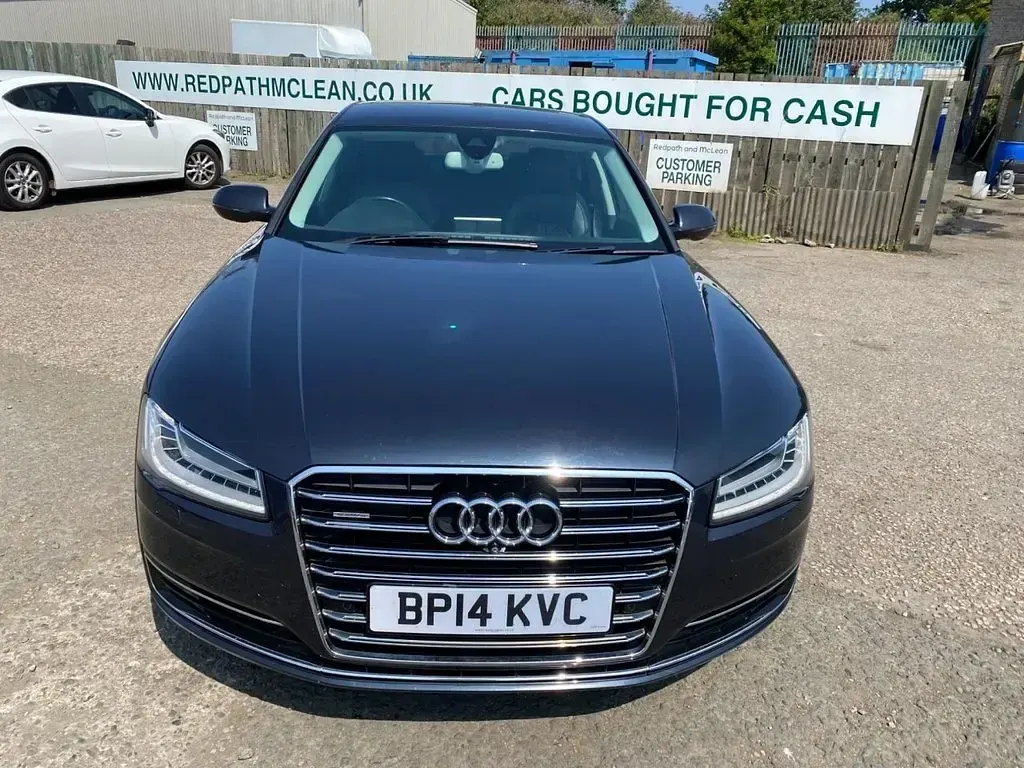 Used Audi A8 Sport 258 HP (189 kW) 2014 Blue Sedan