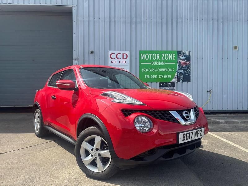 Red Used 2017 Nissan Juke Visia SUV | £7,795 (Fair price) - Image 1/4