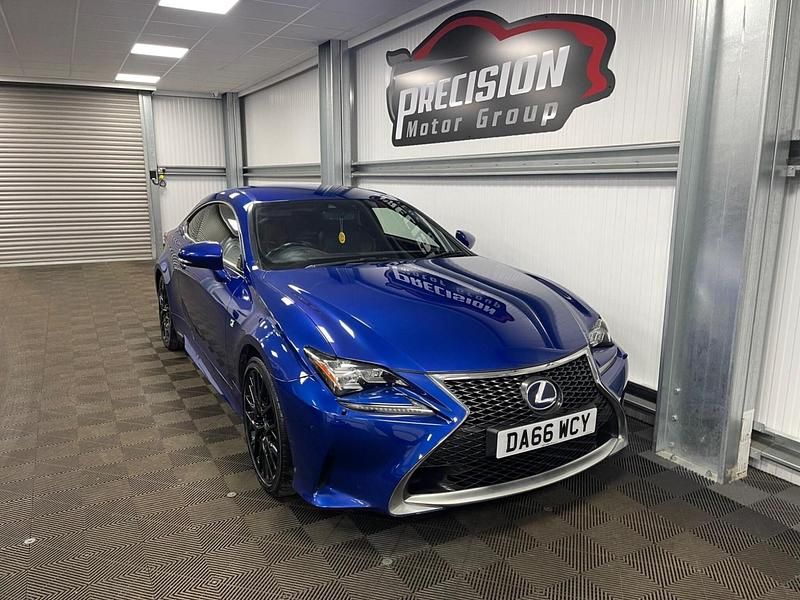 Used Lexus RC300h Sport Line 2016 Blue Coupe