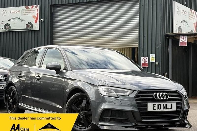 Used Audi A3 S-Line 110 HP (80 kW) 2016 Grey Hatchback