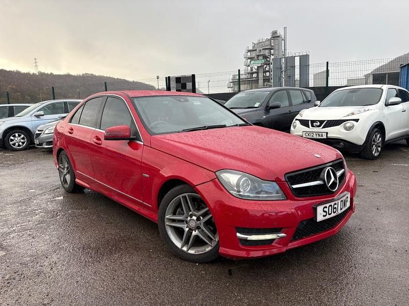 Red Used 2011 Mercedes C220 Sport Edition Sedan | £2,499 (Fair price) - Image 1/4