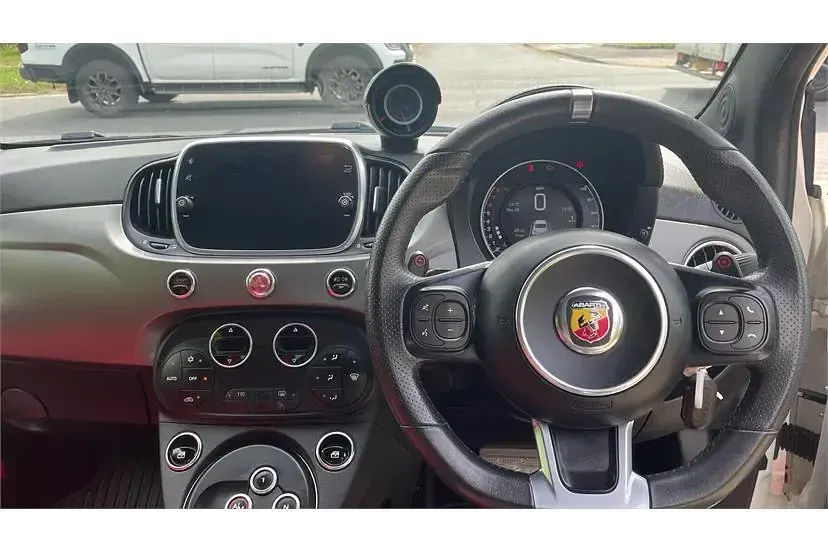 Used Abarth 595 Turismo 165 HP (121 kW) 2018 White Hatchback