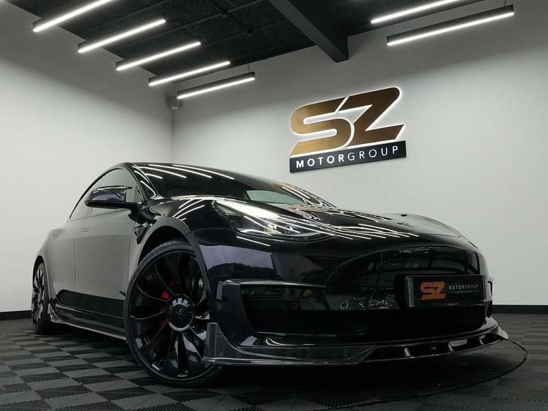 Used Tesla Model 3 Long Range AWD 366 kW (498 HP) 2022 Black Sedan