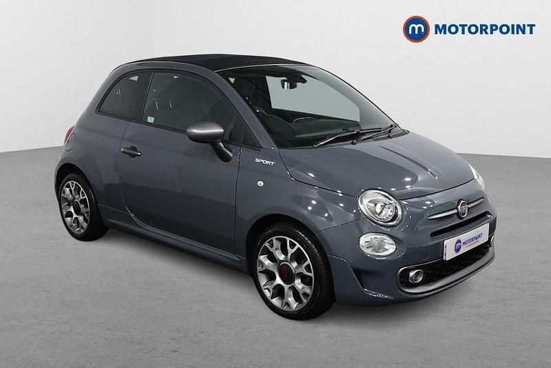 Grey Used 2021 Fiat 500 Sport Cabriolet | £12,049 (A bit pricey) - Image 1/4
