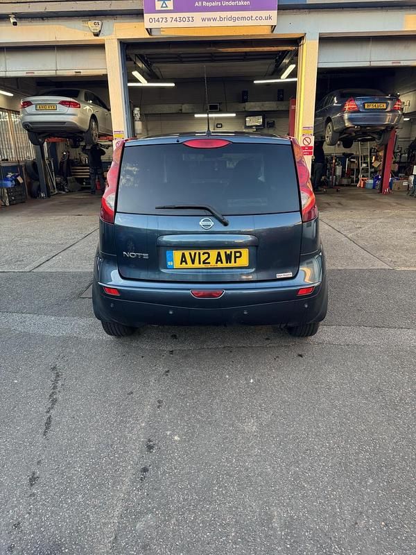 Used Nissan Note N-TEC 2012 Blue Hatchback