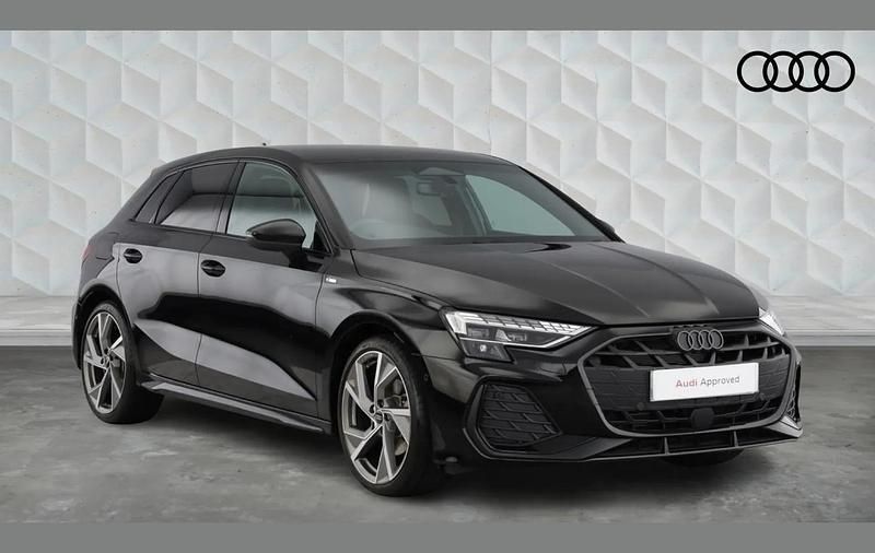 Used Audi A3 Black Edition 150 HP (110 kW) 2025 Black Hatchback