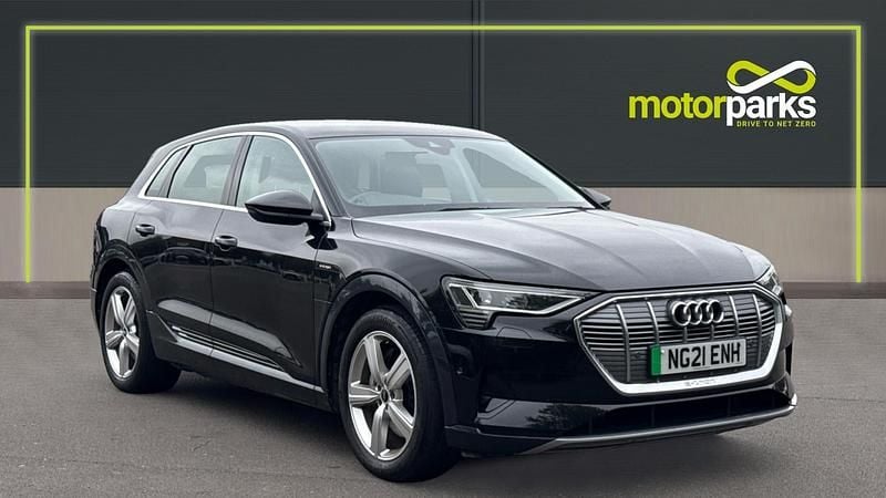 Mythos black metallic Used 2021 Audi e-tron Advanced SUV | £20,000 (Fair price) - Image 1/4