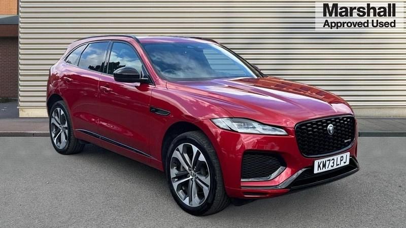 Firenze red metallic Used 2023 Jaguar F-Pace R-Dynamic SUV | £42,114 (Expensive) - Image 1/4