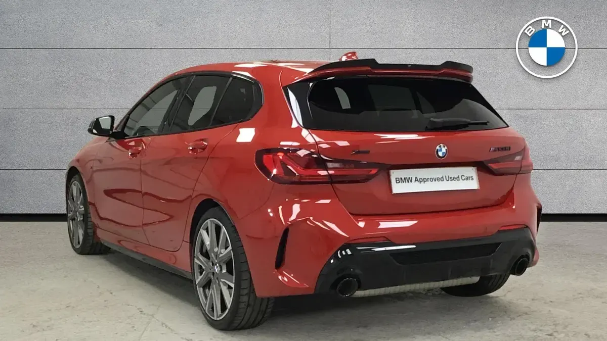 Used BMW M135 Comfort Edition 302 HP (222 kW) 2024 Red Hatchback