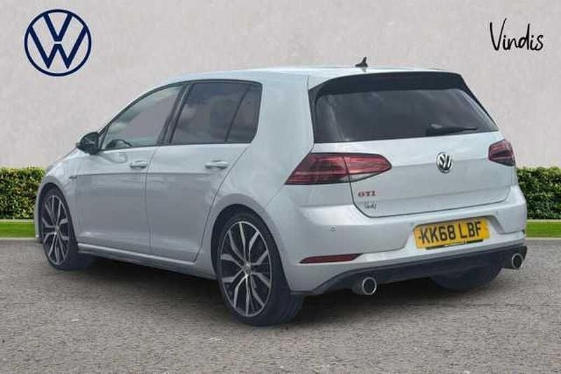 Used VW Golf VII GTI 245 HP (180 kW) 2019 Silver Hatchback