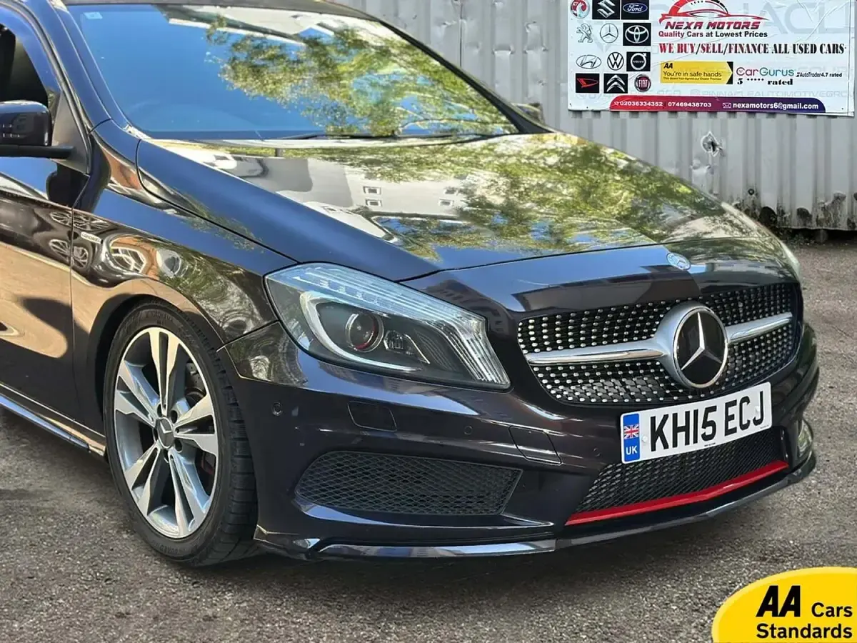 Used Mercedes A160 Executive 102 HP (75 kW) 2015 Purple Hatchback