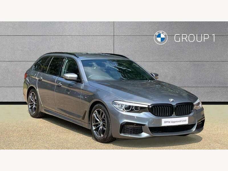 Blue Used 2019 BMW 520 M Sport Estate | £22,995 (Fair price) - Image 1/4