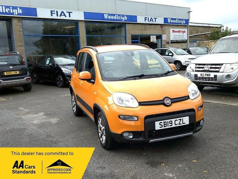 Red Used 2019 Fiat Panda 4x4 Hatchback | £7,495 (Fair price) - Image 1/4